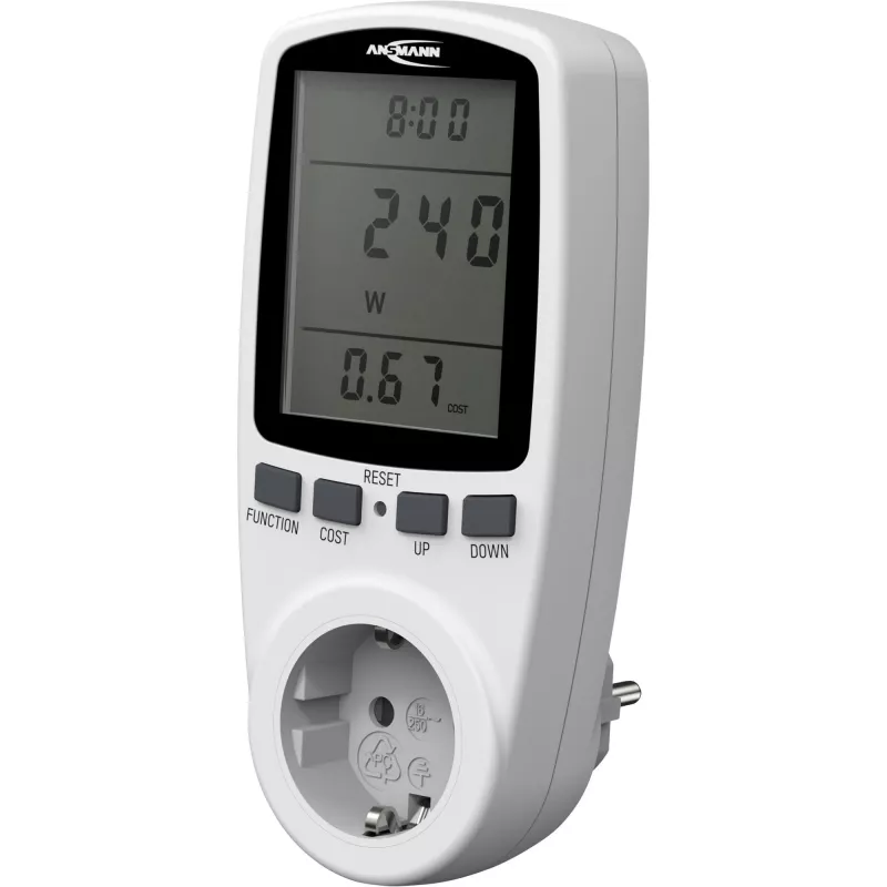 Miernik kosztów energii ANSMANN APM2 120-0007 z wyświetlaczem LCD