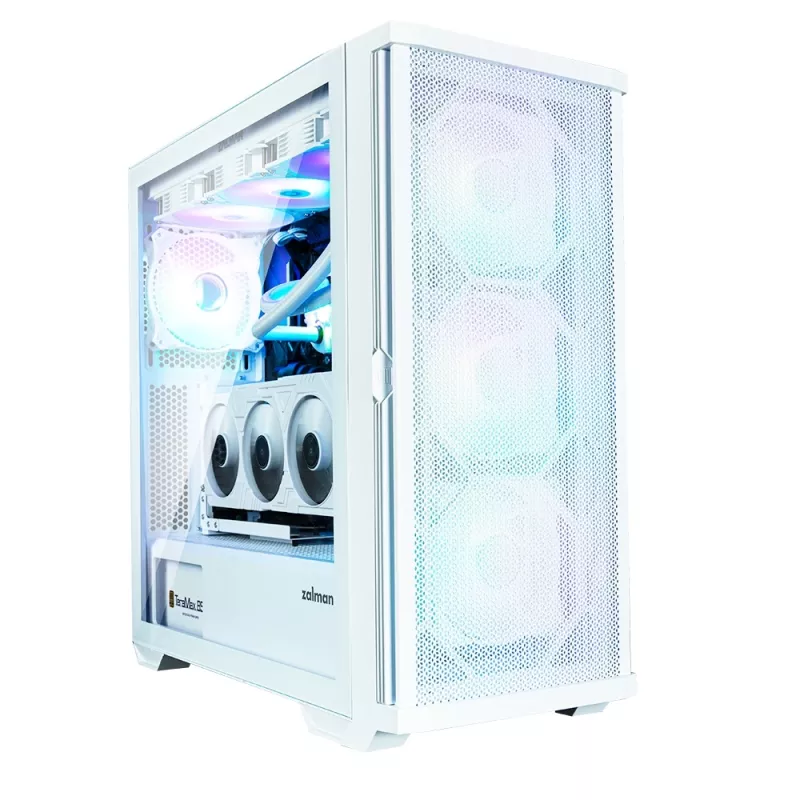 Zalman Z10 DUO ATX ZM-IF120 x4 Biały