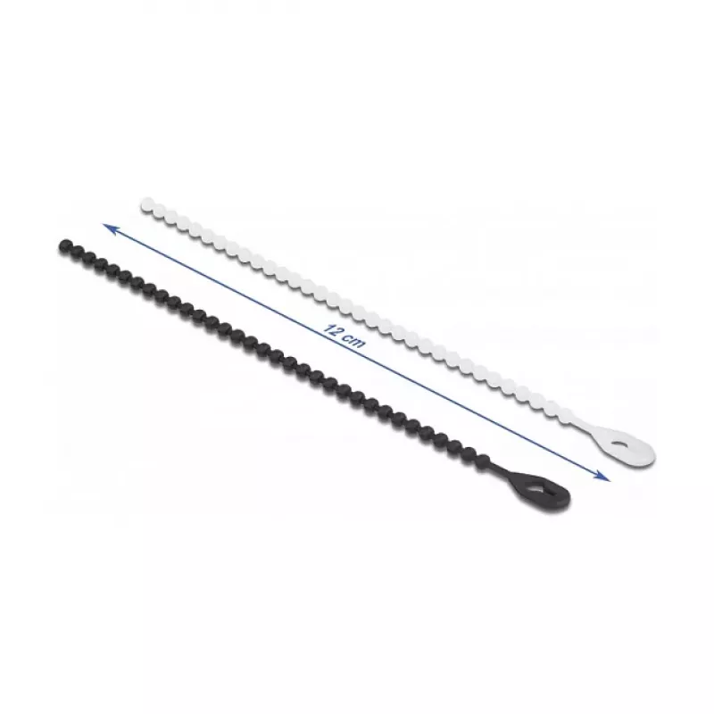 Opaska kablowa koralikowa DeLOCK 19506 dł. 120 x szer. 3,6 mm 100 sztuk