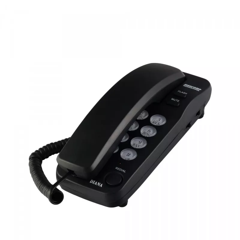 Telefon stacjonarny Mescomp Technologies Mesmed MT 518 Diana Czarny