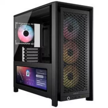 Corsair FRAME 4000D LCD RS Obudowa PC, Midi-Tower, ATX, ARGB, szkło hartowane - czarny