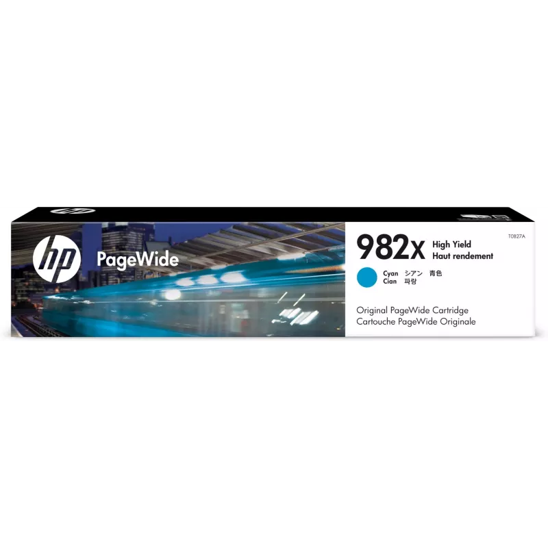 HP 982X High Yield Cyan Original PageWide Cartridge, Cyan, 1 szt., 16000 stron