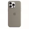 Silikonowe etui z MagSafe do iPhone 15 Pro Max - glina