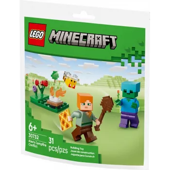 Klocki Minecraft 30732 Konflikt przy Ognisku Alexa