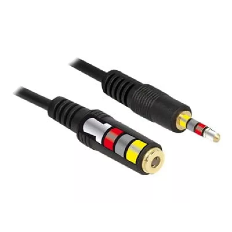 Kabel audio DeLOCK 84667 2m 3,5mm Czarny