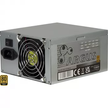 Zasilacz INTER-TECH Argus 600AA2 600W 80+ Gold, ATX, pojedyncza linia +12V