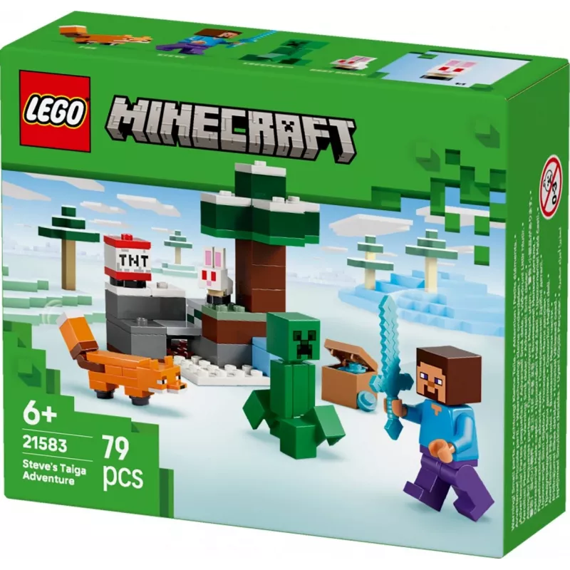 LEGO MINECRAFT 21583 Przygoda Steve'a w tajdze