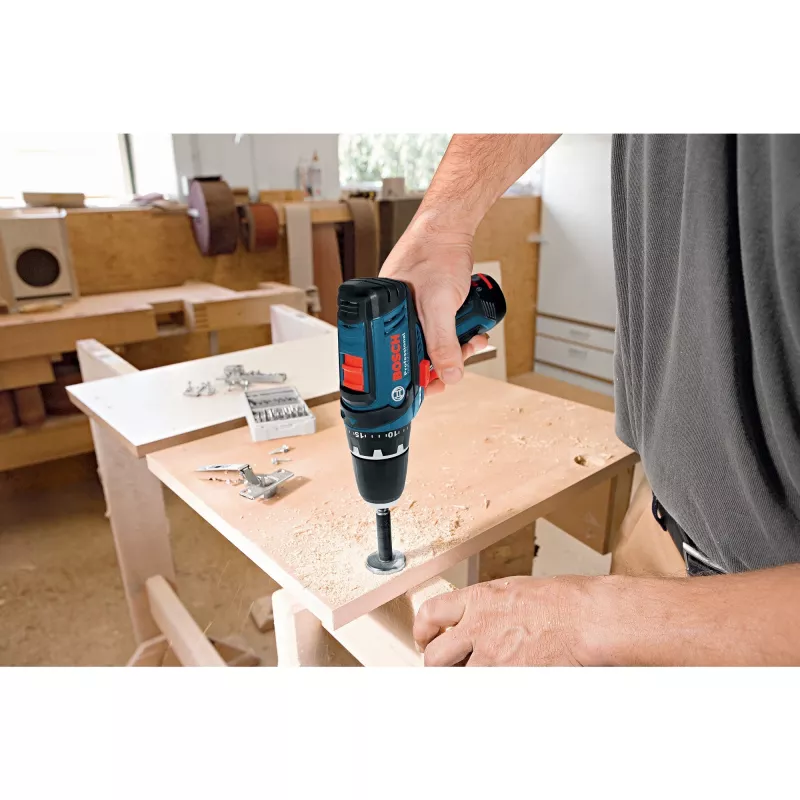 Bosch GSR 12V-15 Professional 650 g Czarny, Niebieski, Czerwony, Srebrny