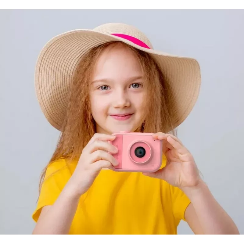 Cyfrowy aparat dziecięcy Xrec myFirst Camera 10 — różowy, dla dzieci od 5 lat, 76 g