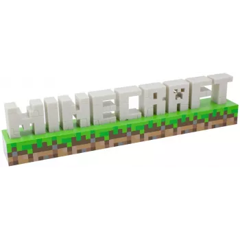Lampa z logo Minecraft Paladone