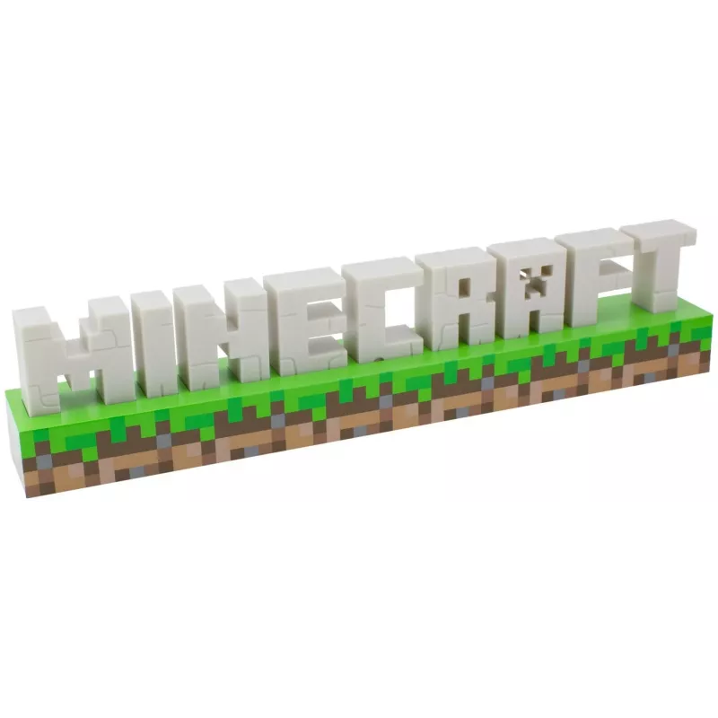 Lampa z logo Minecraft Paladone