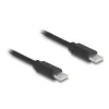 Kabel USB DeLOCK 90369 USB 2.0 0,75 m USB C Czarny