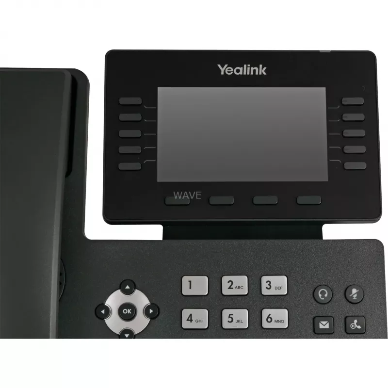 Telefon IP Yealink SIP-T54W Czarny 10 Linii LCD Wi-Fi