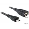 Kabel USB DeLOCK 50cm Micro-USB B USB 2.0 A 83183