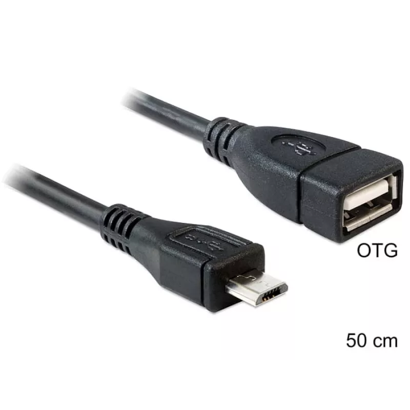 Kabel USB DeLOCK 50cm Micro-USB B USB 2.0 A 83183