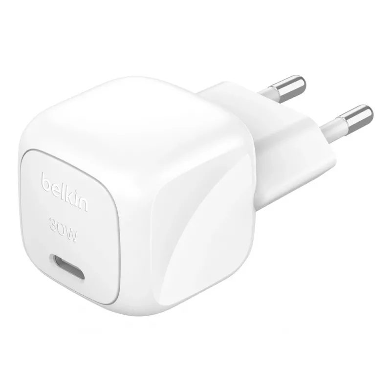 Belkin BoostCharge Ładowarka sieciowa do laptopa, smartfona, tabletu, biała, szybkie ładowanie, do użytku wewnątrz