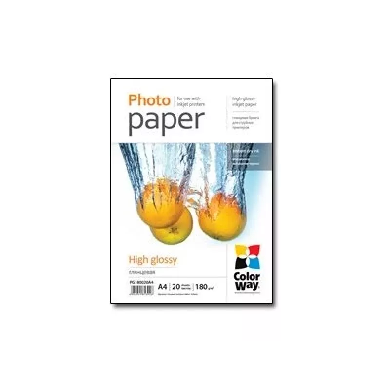 Papier fotograficzny błyszczący Colorway PG180020A4 A4