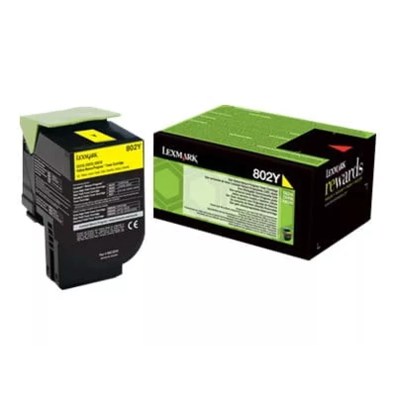 Toner Lexmark 80C20Y0 3000 stron Żółty