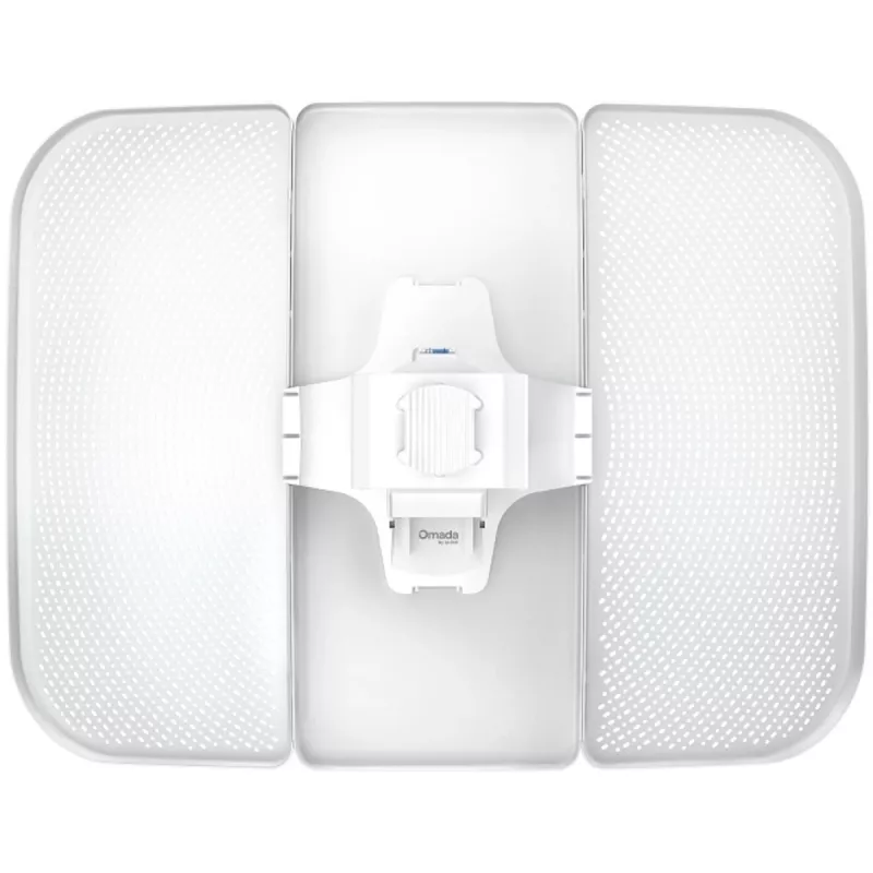 Mostek sieciowy TP-LINK Beam Bridge 5 UR KIT, 5 GHz single-band, Wi‑Fi 5 (802.11ac), Gigabit Ethernet, antena zewnętrzna, maks. zasięg 15000 m, biały