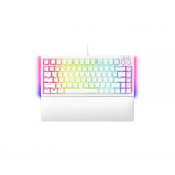 Mechaniczna klawiatura gamingowa Razer CzarnyWidow V4 75% USB QWERTY US English biała