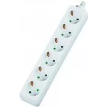 Przedłużacz Dexlan 994908 3 m 6 gniazd AC wewnętrzny biały