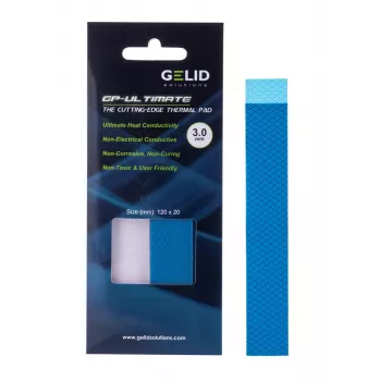Podkładka termiczna Gelid TP-GP04-R-E 120×20×3,0 mm, gęstość 3,2 g/cm³, 1 szt.