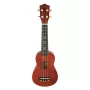 Sopranowe ukulele SUPRIMO UK21 21 cali – korpus z lipy, 12 progów, 4 nylonowe struny, ciemne wykończenie drewna