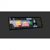 Logickeyboard LKB-MCOM4-A2PC-FR Klawiatura USB AZERTY Francuski Czarna (LKB-MCOM4-A2PC-FR)