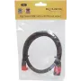 Kabel HDMI DeLOCK 1m HDMI Typ A Standard Czarny Czerwony