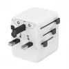 Podróżny zasilacz sieciowy GEMBIRD TPA-1A2C20-01-W — 20 W, USB-A (18 W) + 2× USB-C (20 W), wtyczka typu E, biały