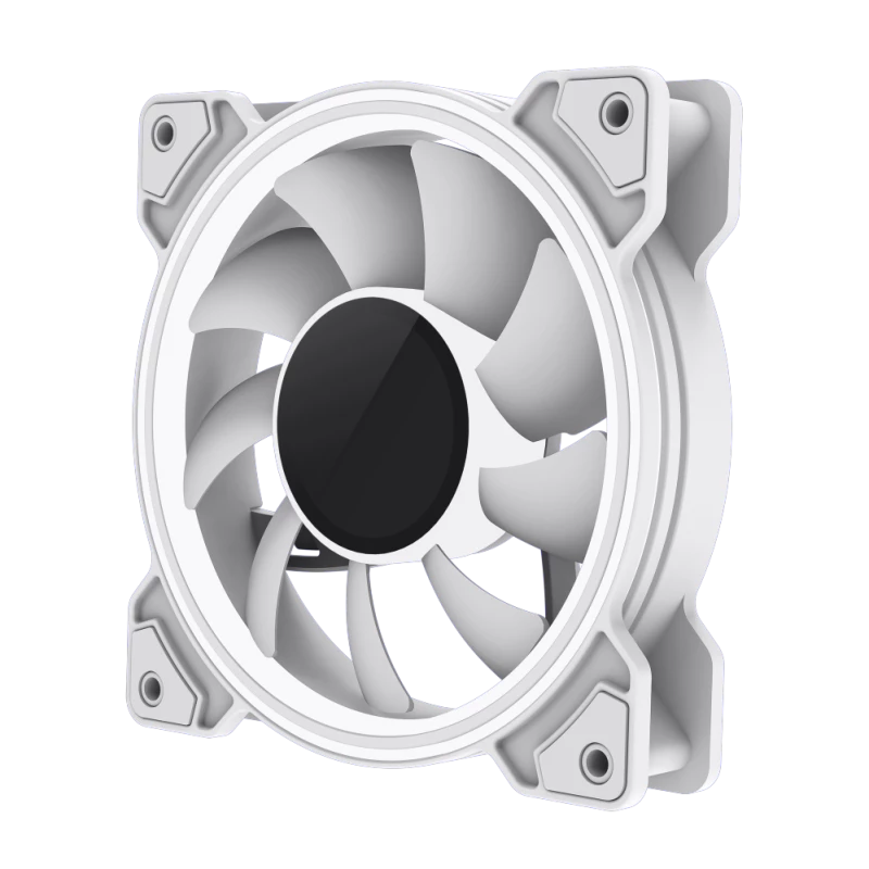 Gamemax | Wentylator obudowy | DUAL RING INFINITY | Biały