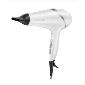 Suszarka do włosów Remington AC8901 HYDRAlux 2300 W 3 ustawienia temperatury Funkcja jonowa Dyfuzor Biała