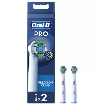 Główki szczoteczki do zębów Oral-B Precision Clean EB20RX-2 — 2 główki wymienne, białe