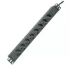 Power Extension ROLINE 19.07.1623 2m 8 AC Outlets Indoor Czarny