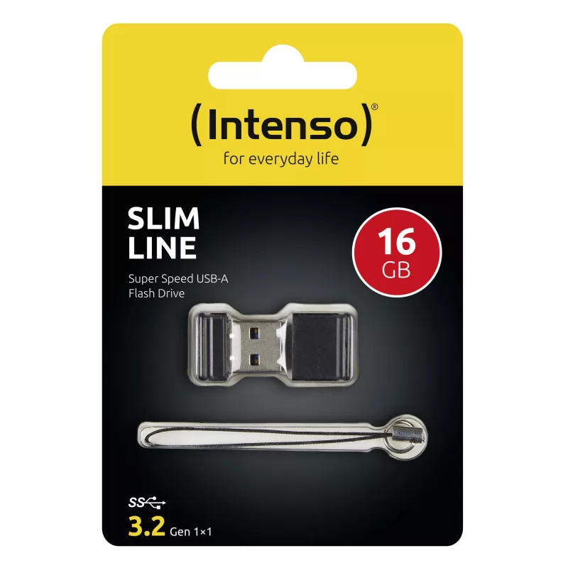 Pendrive Intenso 16 GB USB Type-A 3.2 Gen 1 Czarny