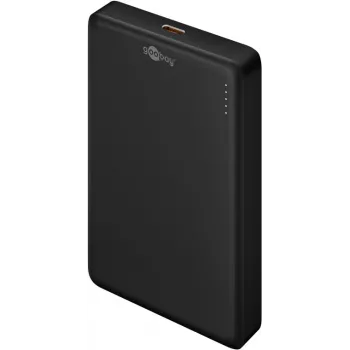 Goobay Magnetyczny Bezprzewodowy Power Bank | 70183 | 10000 mAh | USB-C | Czarny
