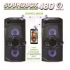 Rebeltec SoundBox 480 Przenośny Głośnik Bluetooth Stereo Czarny, 50W RMS