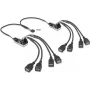 USB hub DELOCK 61072 — 8-portowy hub USB 2.0, zasilany przez magistralę