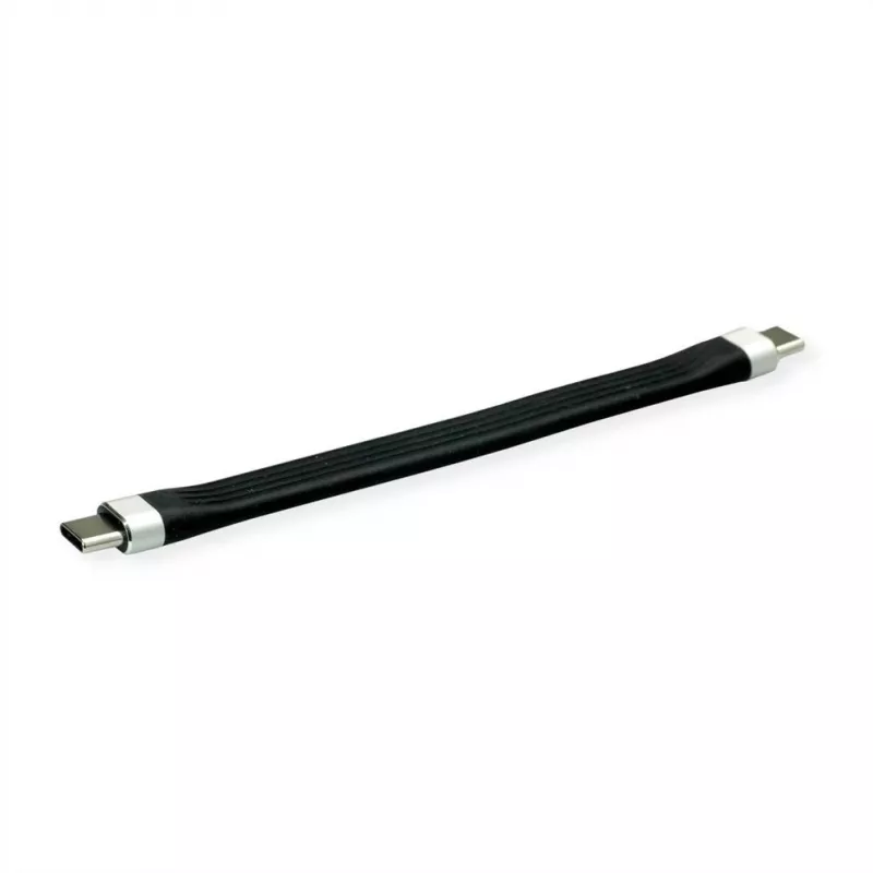 Kabel USB ROLINE 11.02.9054 0,11 m USB 3.2 Gen 2 (3.1 Gen 2) USB-C Czarny (11.02.9054)