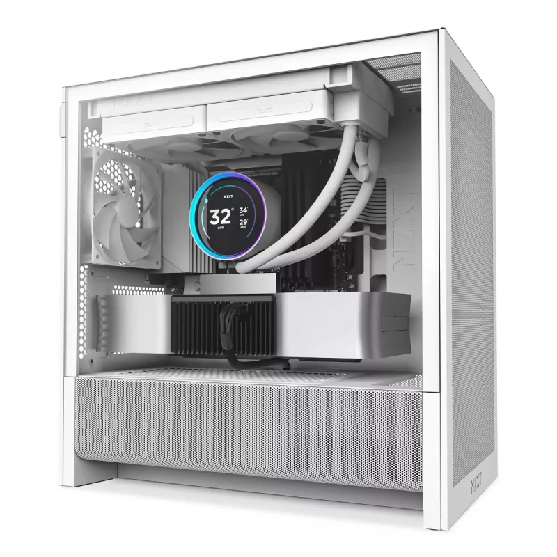 Obudowa PC NZXT H9 H3 Flow Midi Tower Biała