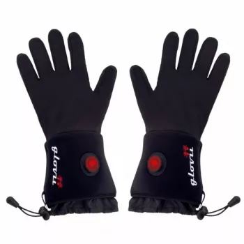 Rękawice Glovii GLBXL podgrzewane z obsługą ekranu dotykowego, unisex, nylon/poliester, regulowane mankiety, zasilane bateriami