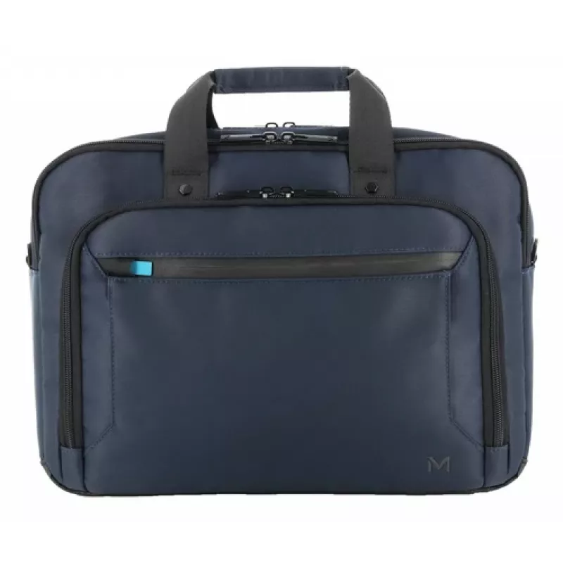 Mobilis Executive 4 Twice - torba na notebook - z możliwością ładowania od góry, 40% udziału materiałów z recyklingu - 35,6 cm - 11–14 - granatowy, czarny (005040)