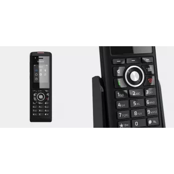 Telefon bezprzewodowy Snom M85 identyfikacja rozmówcy, czarny