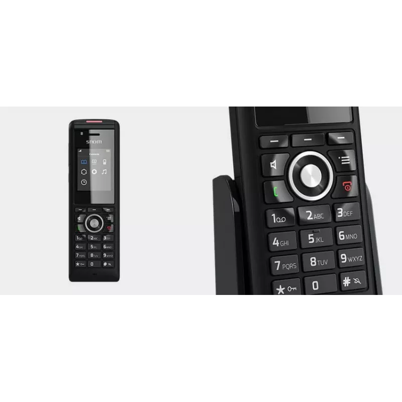 Telefon bezprzewodowy Snom M85 identyfikacja rozmówcy, czarny