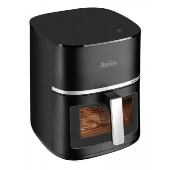 Frytkownica beztłuszczowa AMICA AFM 6020 — pojemność 7 l, 1800 W, regulowana temperatura i minutnik