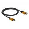 Kabel HDMI DeLOCK 85728 1.5m Typ A Czarny Złoty
