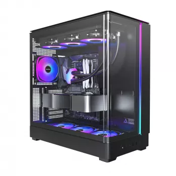 Obudowa PC Montech KING 45 PRO Czarny — micro ATX / Mini-ITX, Midi Tower