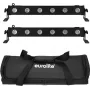 Zestaw listew LED EUROLITE 2x LED BAR-6 QCL RGBW z miękkim pokrowcem