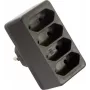 as - Schwabe 48412 Rozdzielacz gniazd Czarny (48412)