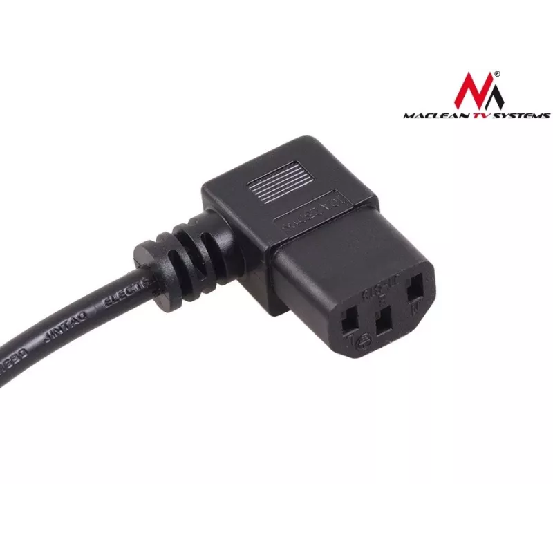 Power cable angled 3 pin plug 5M EU MCTV-804